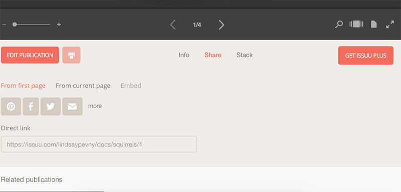 Wordpress Issuu embed option